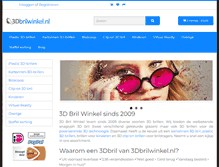 Tablet Screenshot of 3dbrilwinkel.nl
